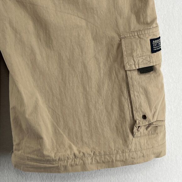 ABERCROMBIE & FITCH Shorts Mens L Paratroops 11" Cargo Military Cotton Nylon - Picture 8 of 15